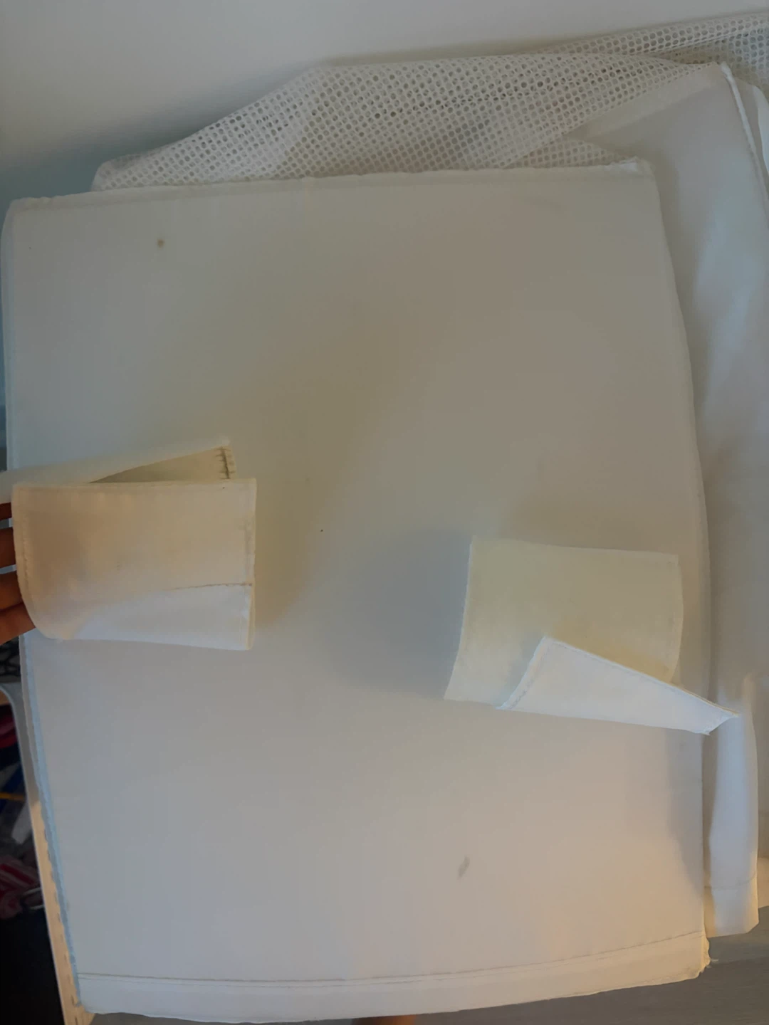 IKEA White Fabric Hanging Closet Organizer - photo 2