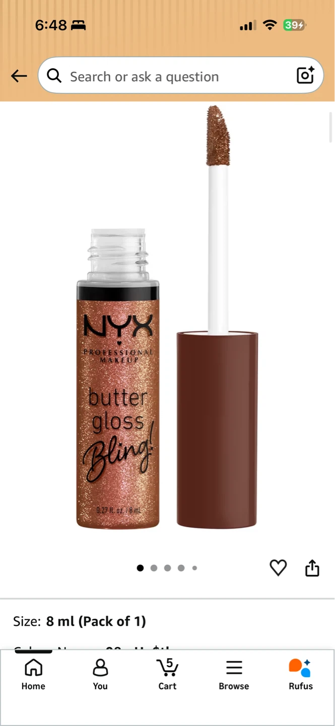 NYX Butter Gloss Bling Lip Gloss