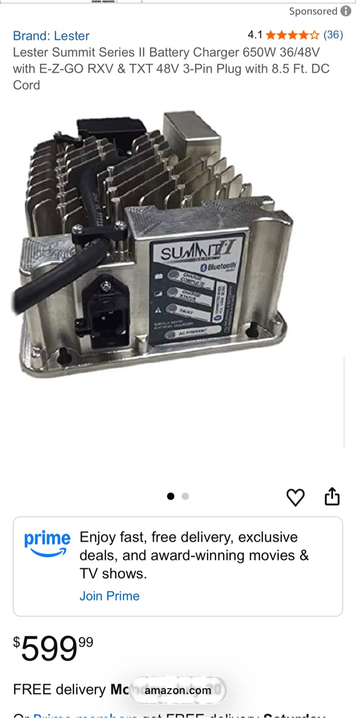 Lester Summit II Battery Charger
