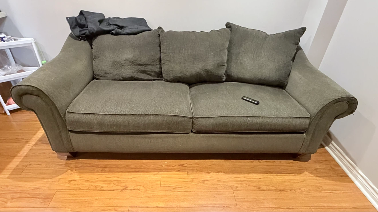 Olive Green Sofa
