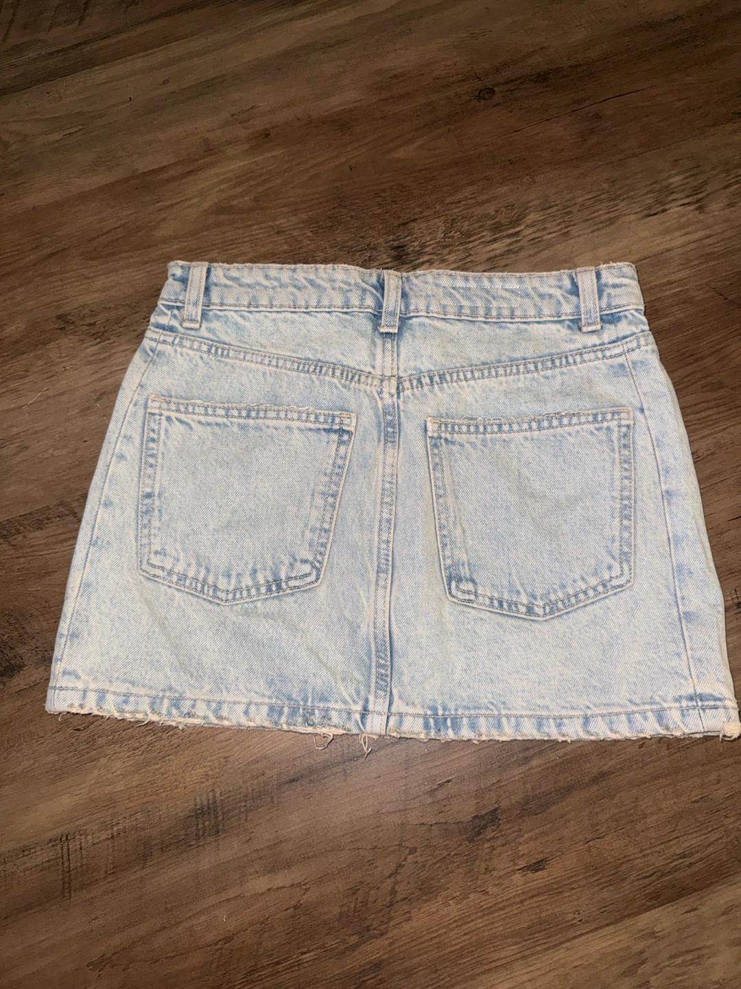 Zara Denim Skirt - Light Wash - photo 2