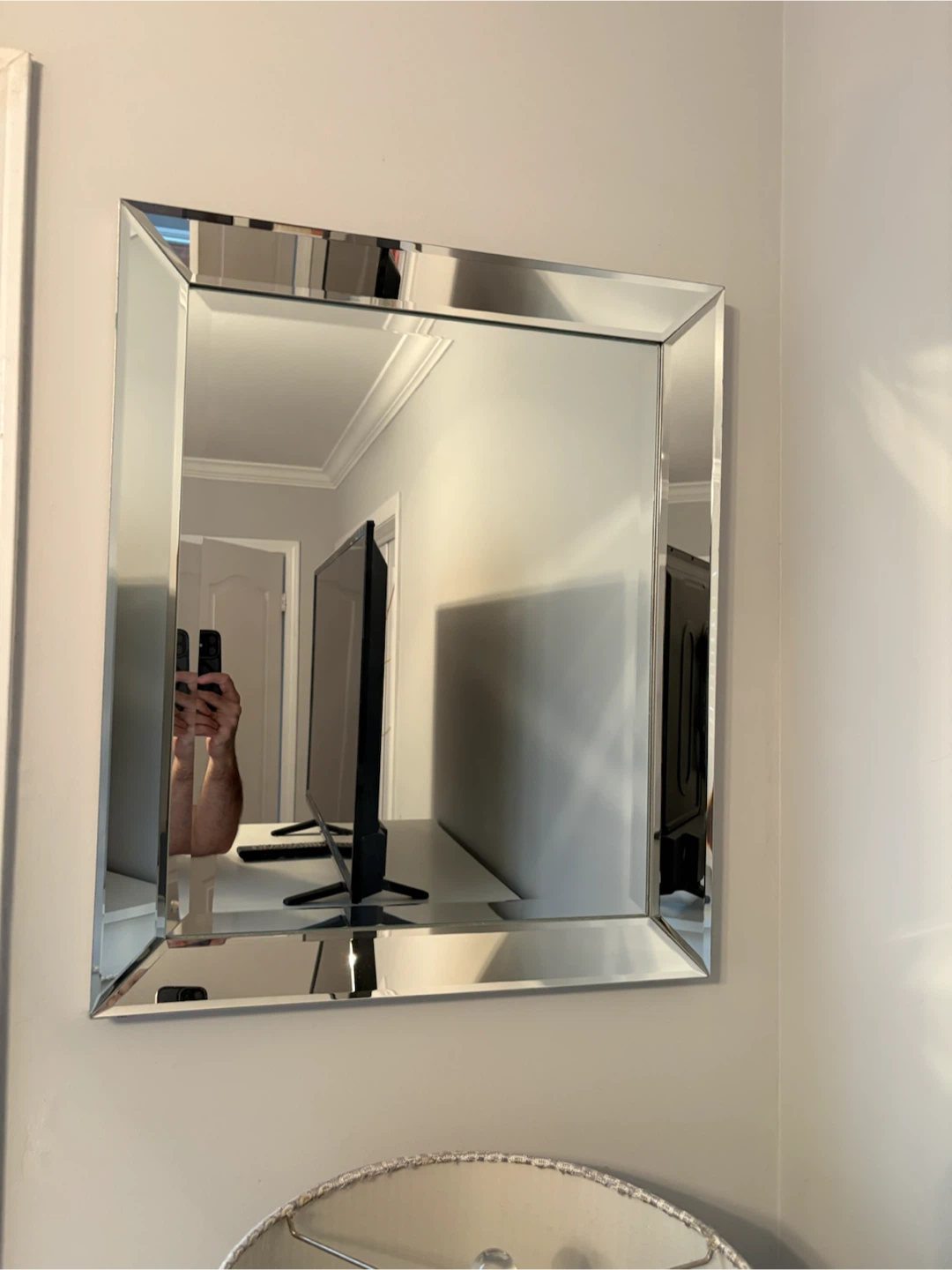 Decorative Beveled Square Mirrors x2 - photo 2