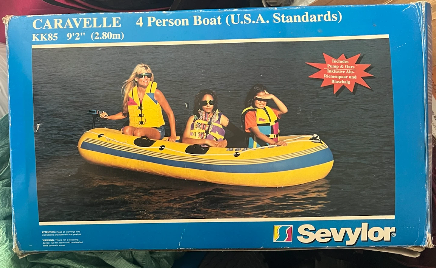 Inflatable Boat 4 Persons NEW FOR SALE