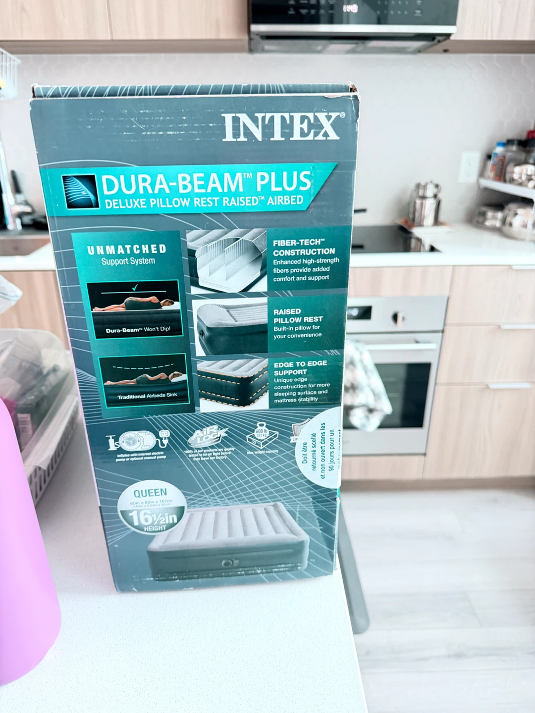 INTEX Dura-Beam Plus Queen Air Mattress 10.5" Height - photo 2
