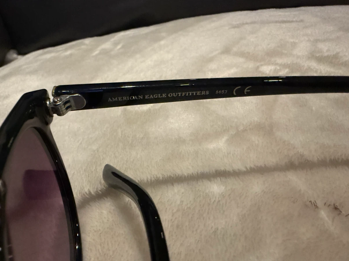 AE Sunglasses - Black Round - Aviator S. - photo 3