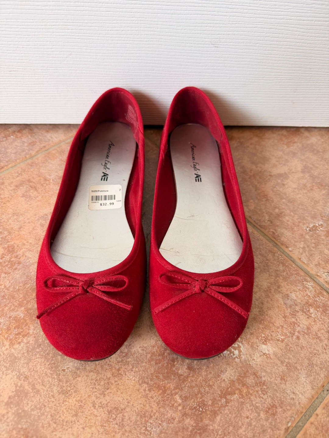 EUC Women Size 7 Red & Fushia Flats - photo 2