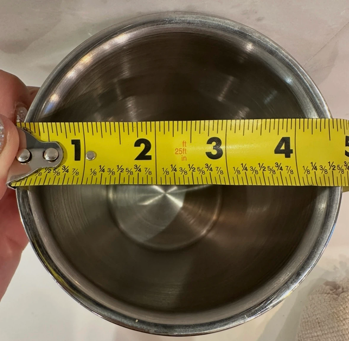 Hammered Stainless Steel vase or wine cooler - photo 3