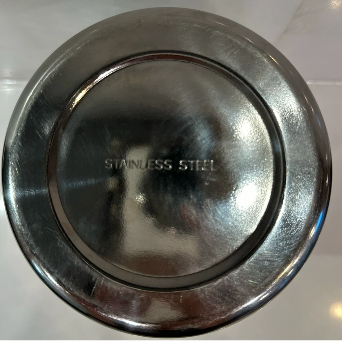 Hammered Stainless Steel vase or wine cooler - photo 5