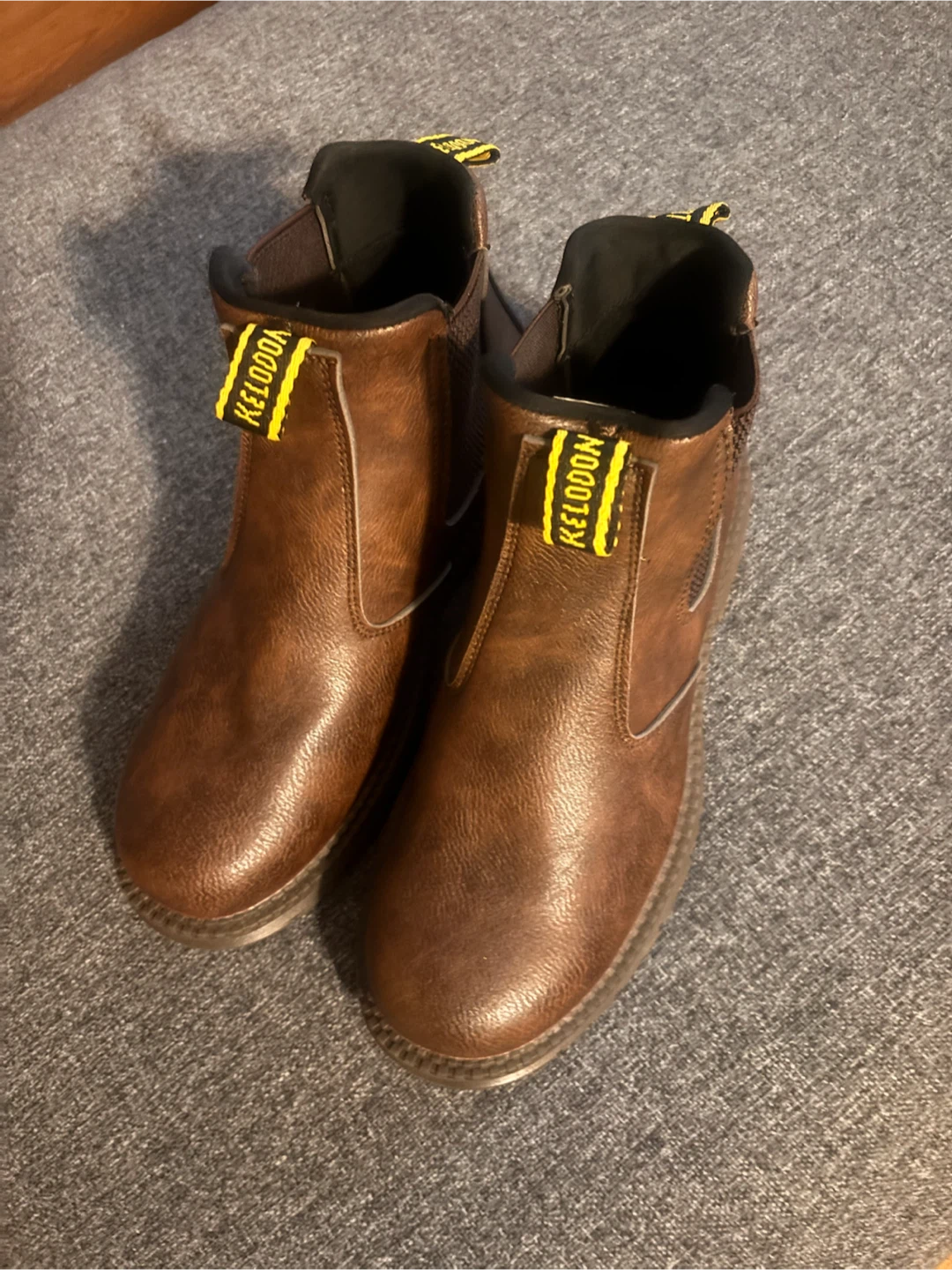 Keldoon Brown Work Boots - Size 9 - photo 2