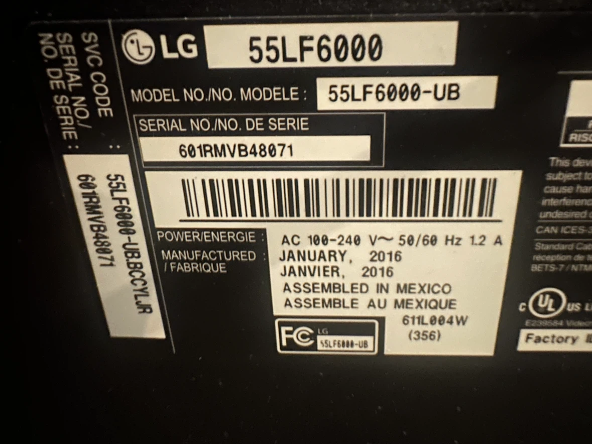 LG 55LF6000 55-inch 1080p LED TV - photo 3