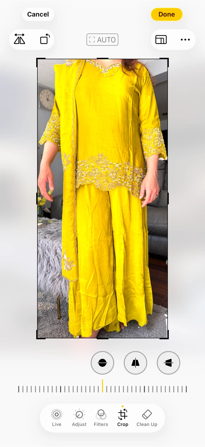 Yellow Embroidered 3-Piece Outfit - photo 2