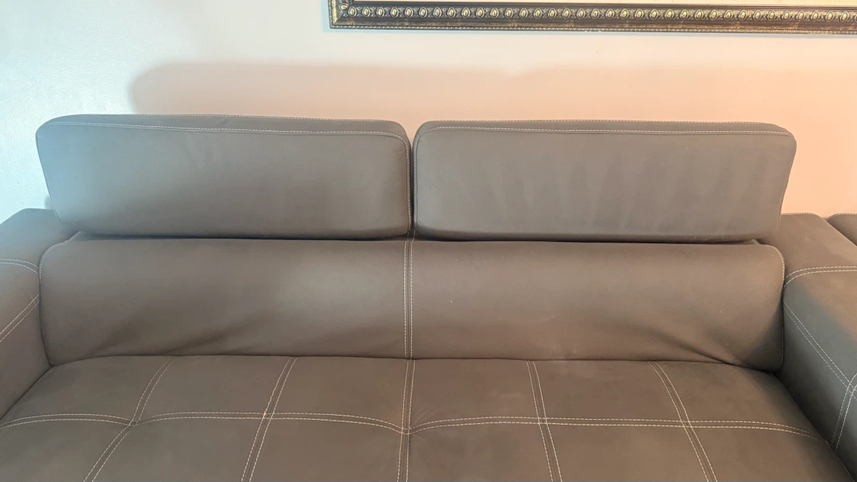 Grey Sofa Bed with Storage Ottoman - photo 2