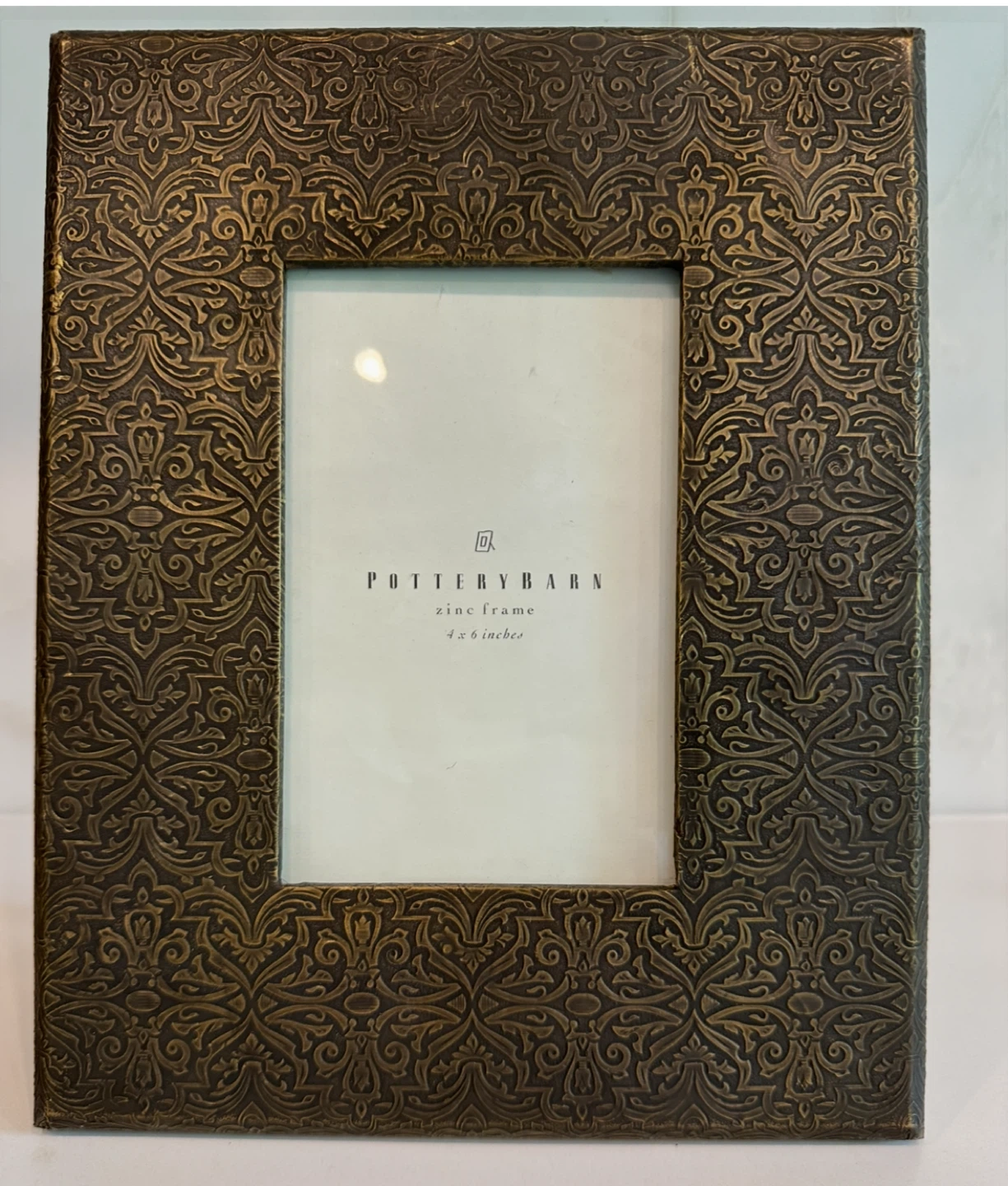 Pottery Barn Zinc Picture Frame 4x6