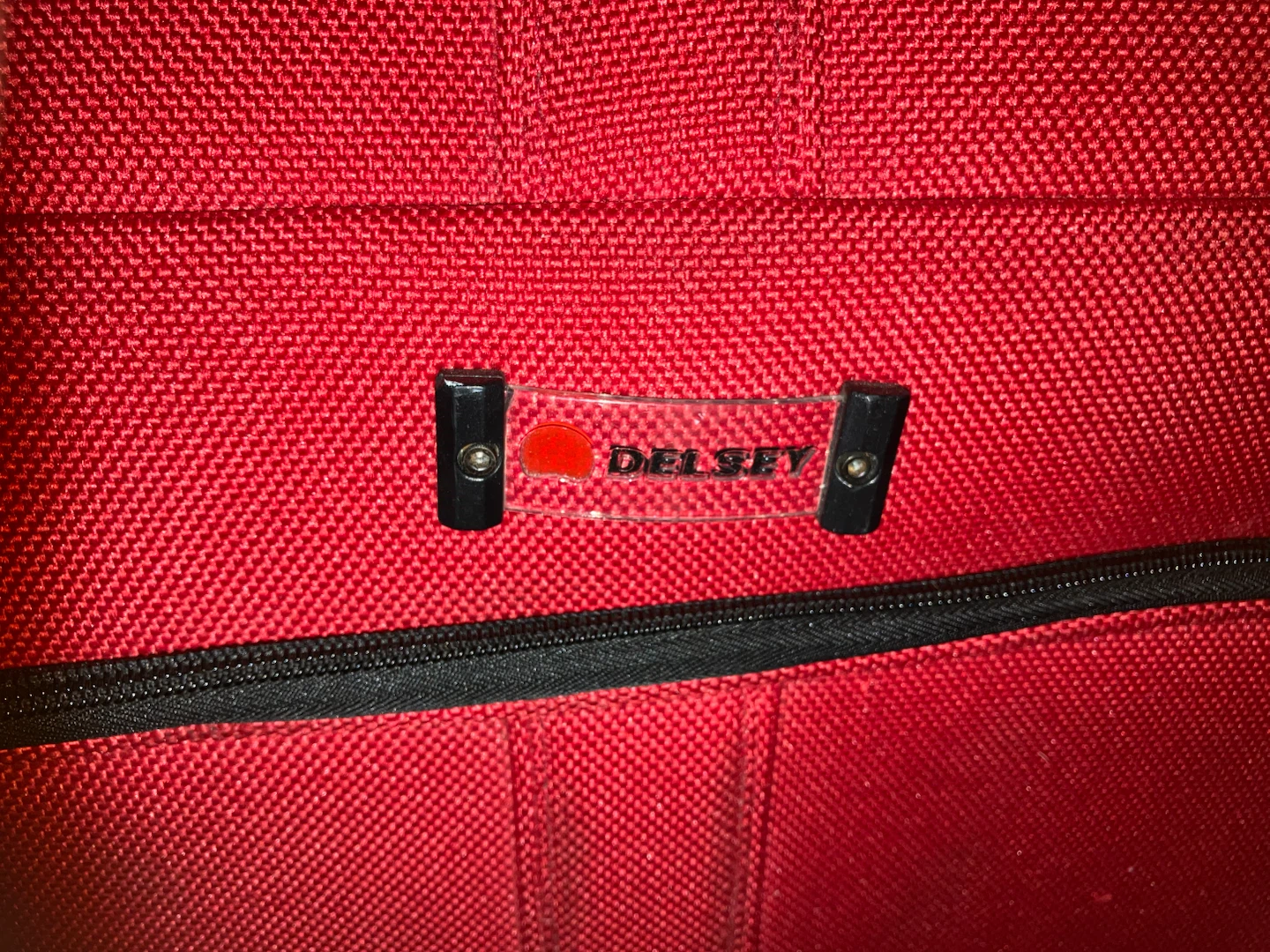 Delsey Red Rolling Suitcase-29”x19.75”x11” - photo 2
