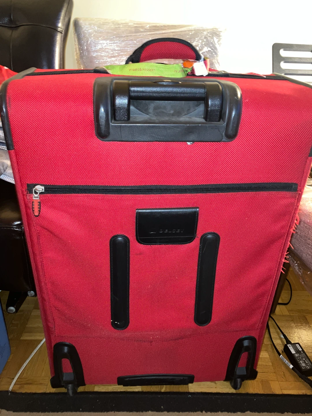 Delsey Red Rolling Suitcase-29”x19.75”x11” - photo 3