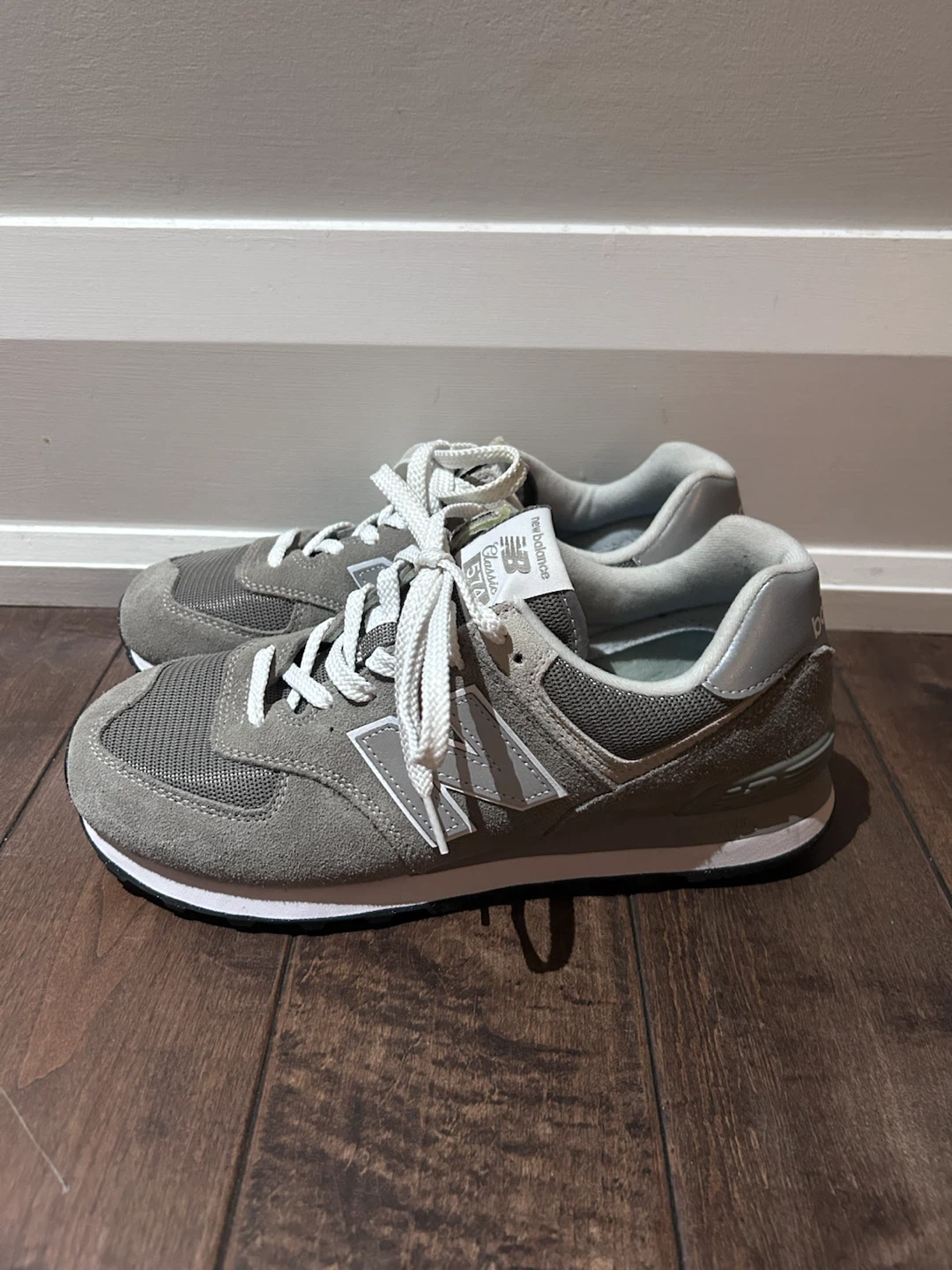 New Balance 574 Classic Grey Running Shoes - photo 2