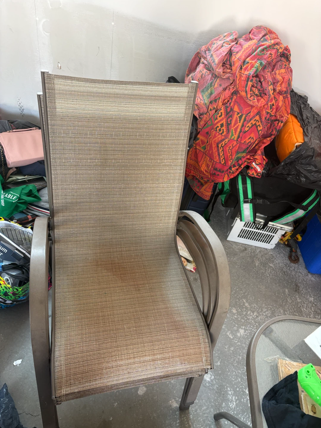 Glass top patio table and chair set - photo 2