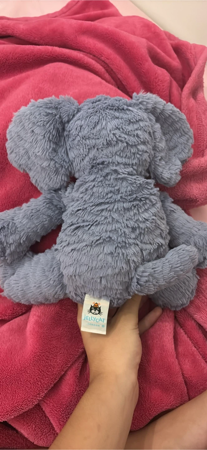 Jellycat Grey Elephant Plush Toy - photo 2