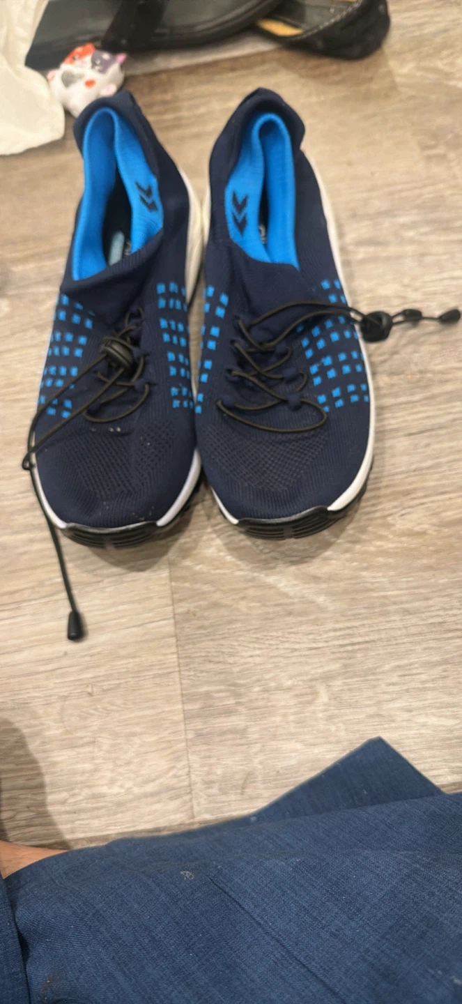 Blue Knit Running Shoes - photo 2