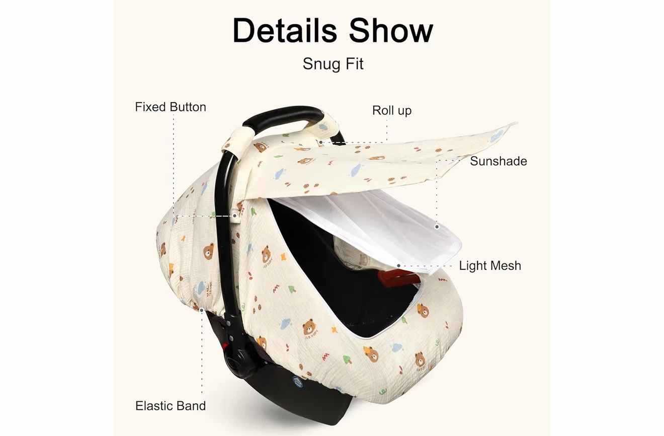 Baby Car Seat Cover - New