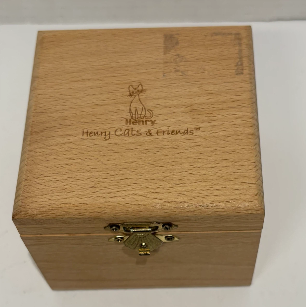 Henry Cats & Friends Painted Stone Dog Figurine with Wooden Box - photo 4
