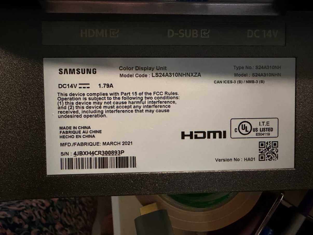 Samsung 24-inch monitor - photo 4