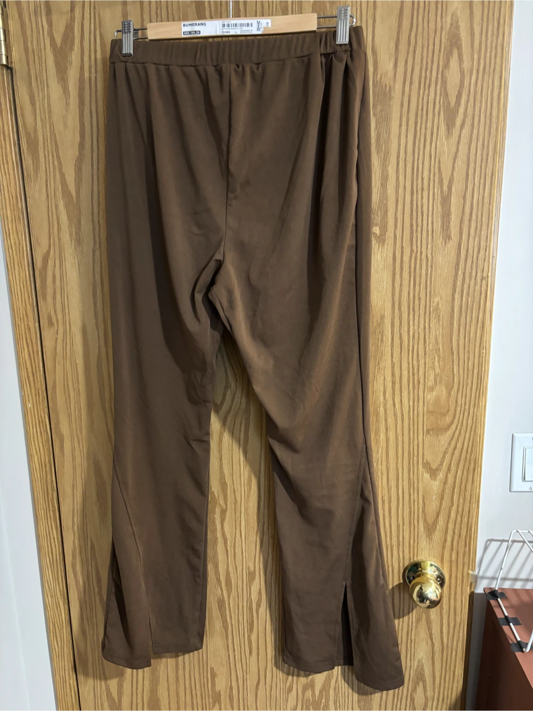 Brown Flare Pants - womens - photo 2