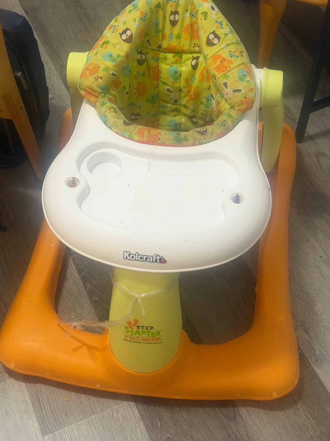 Kolcraft Step Starter 2-in-1 Activity Walker & Walk-Behind
