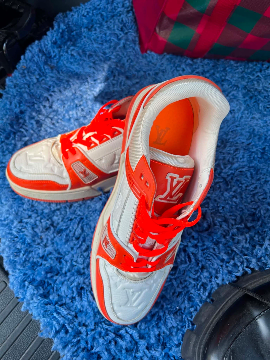 Louis Vuitton Sneakers - White/Orange - photo 3