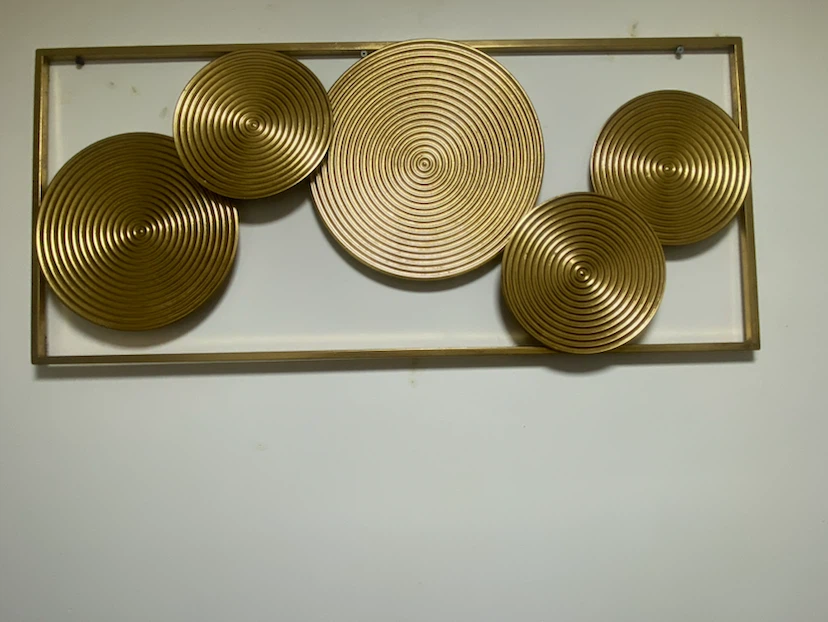 Gold Swirl Wall Art