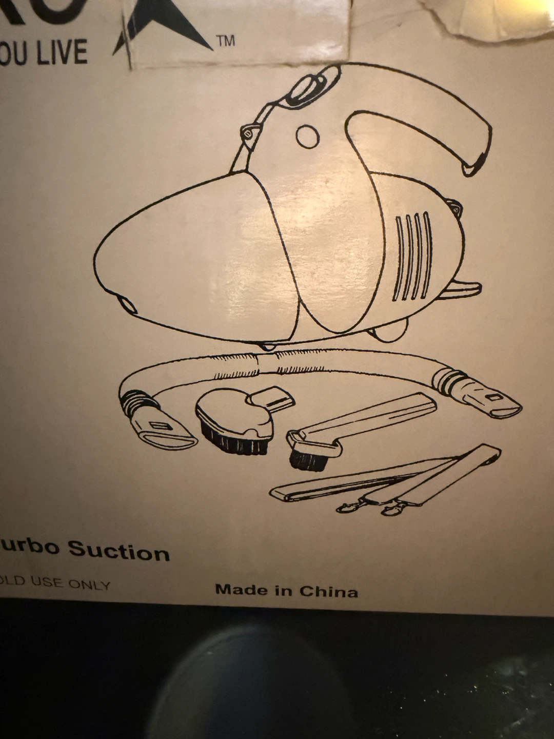 EURO-PROX Turbo Hand Vacuum Model EP033CH - photo 2