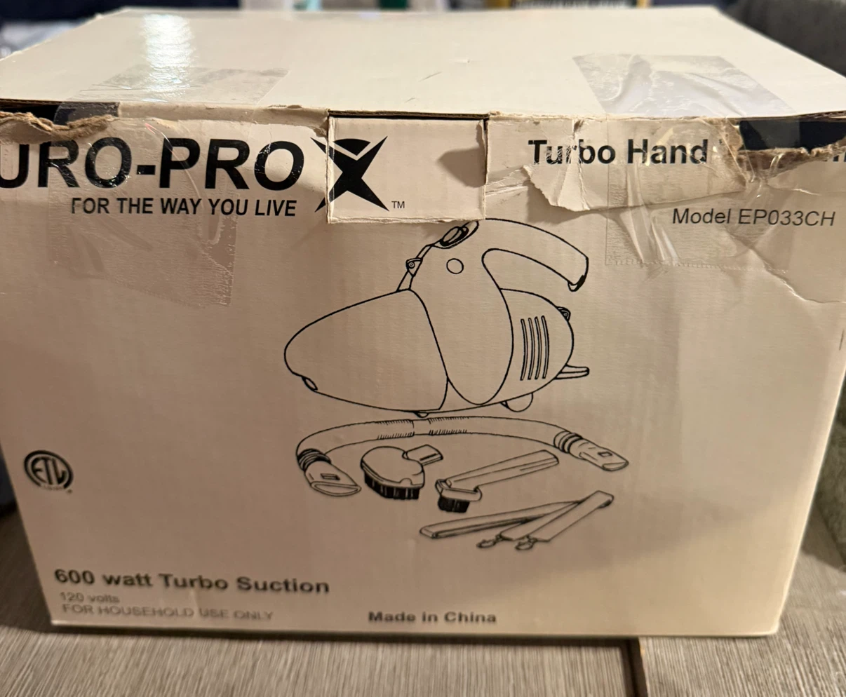 EURO-PROX Turbo Hand Vacuum Model EP033CH - photo 4