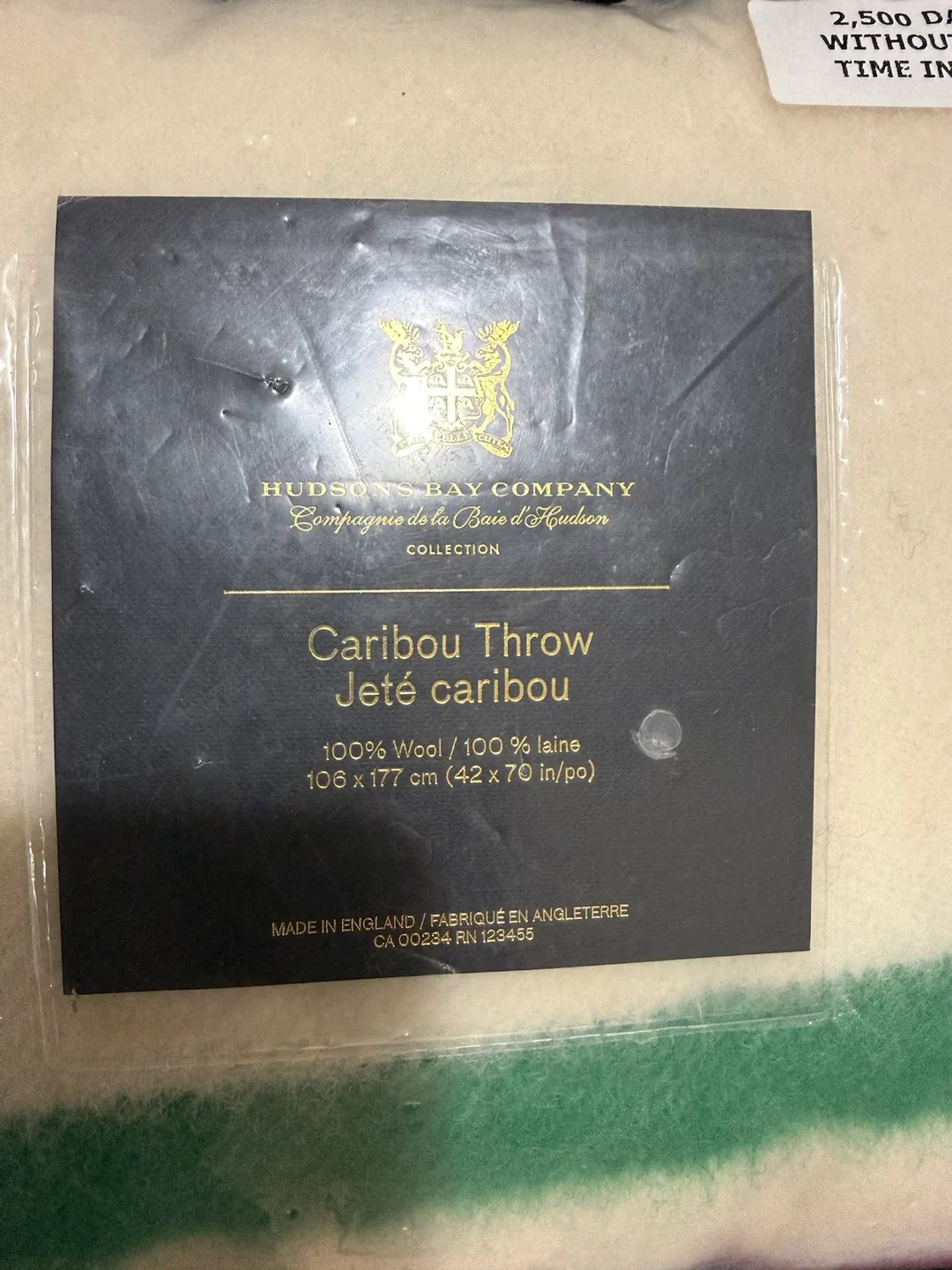 Hudson's Bay Company Caribou Wool Throw Blanket - photo 4