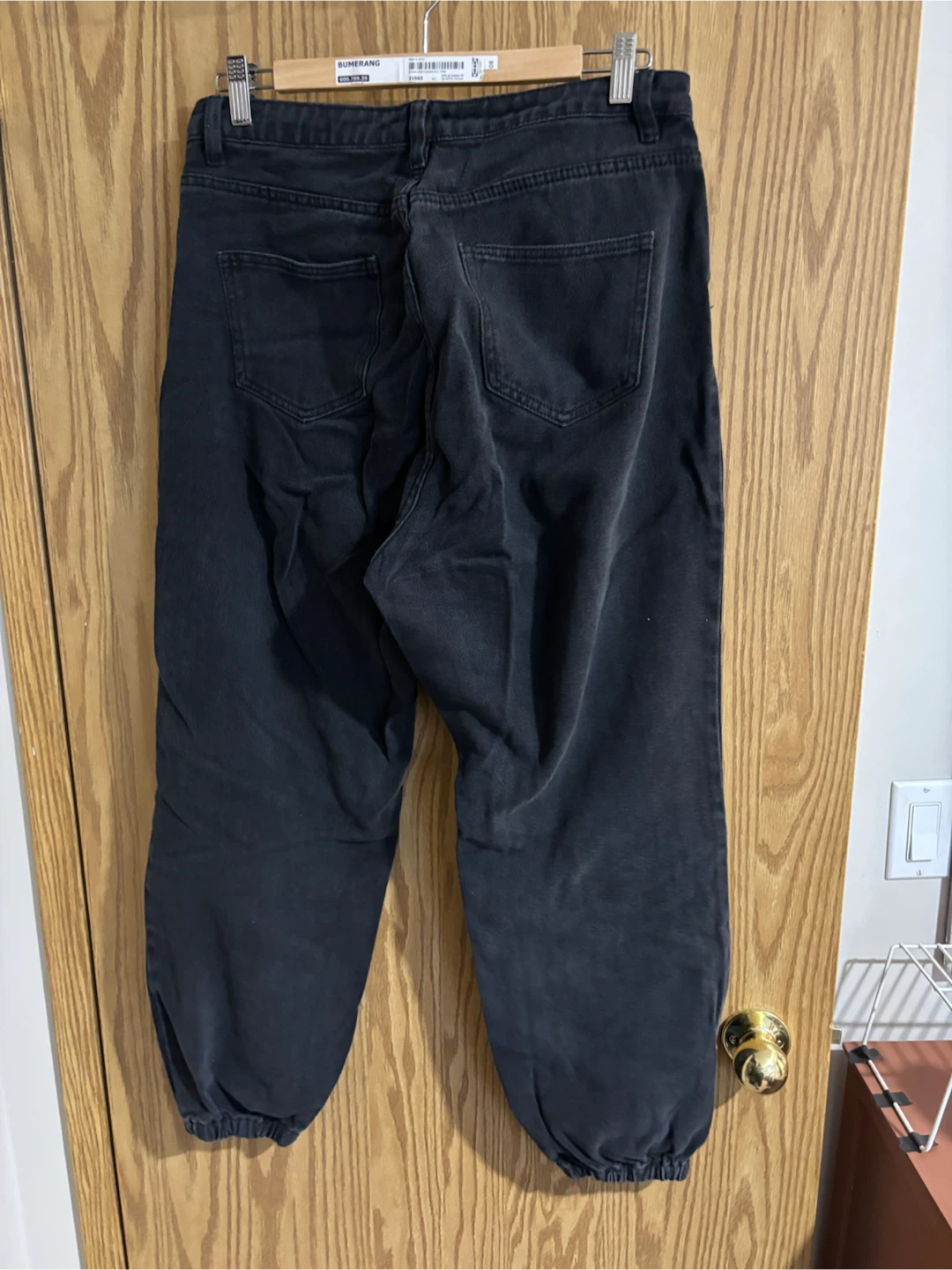Womens Black Jogger Jeans - photo 3