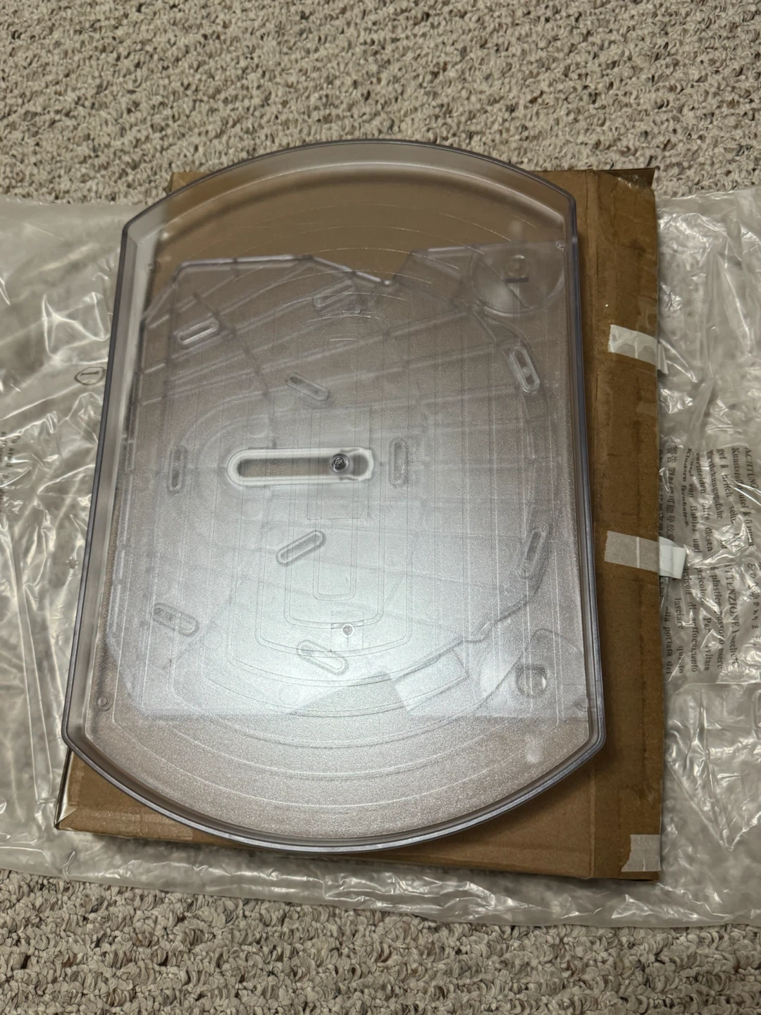 Clear Plastic Turntable Base - photo 2