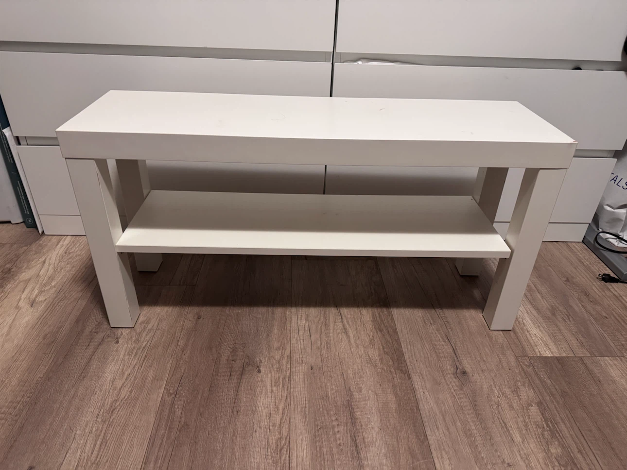 IKEA LACK TV Bench - white