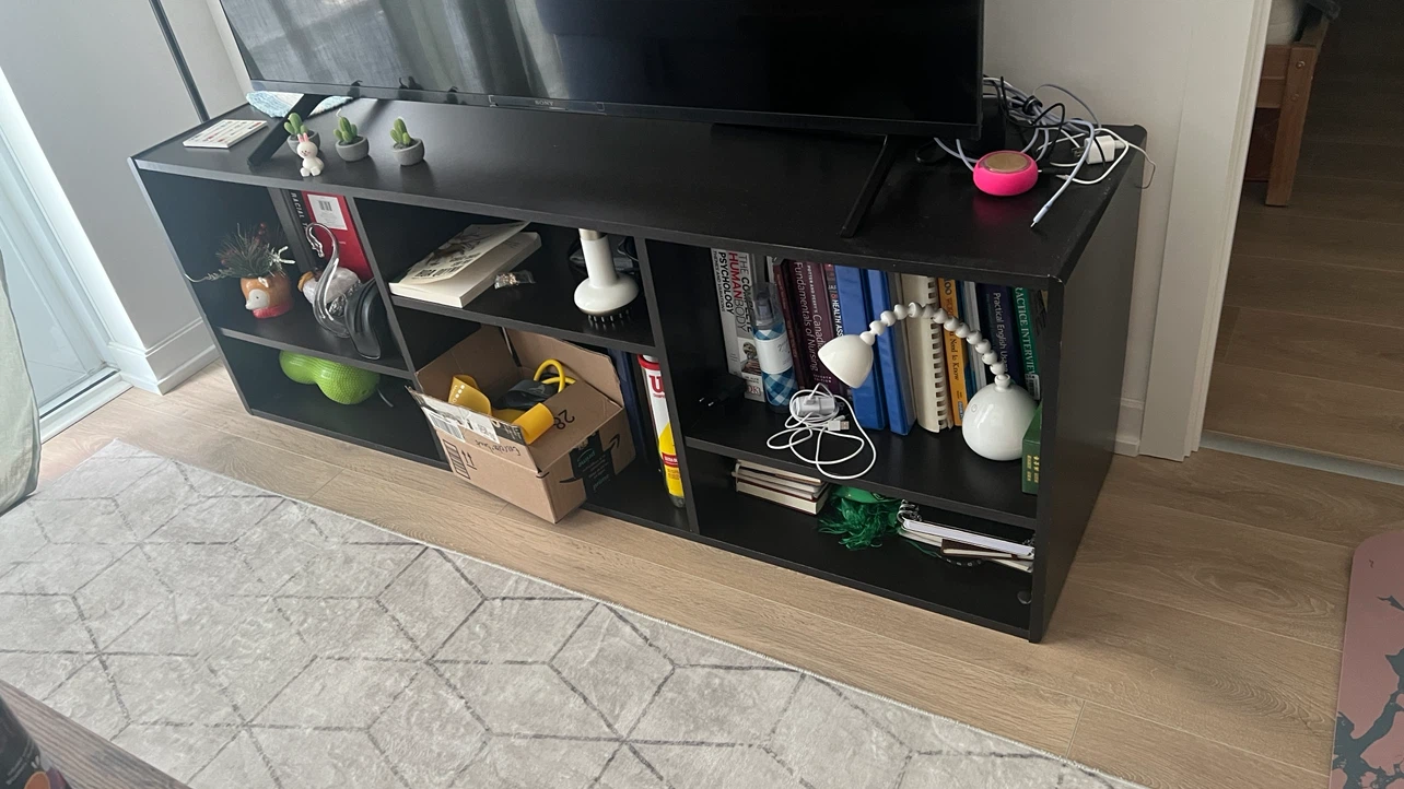 Wooden tv stand
