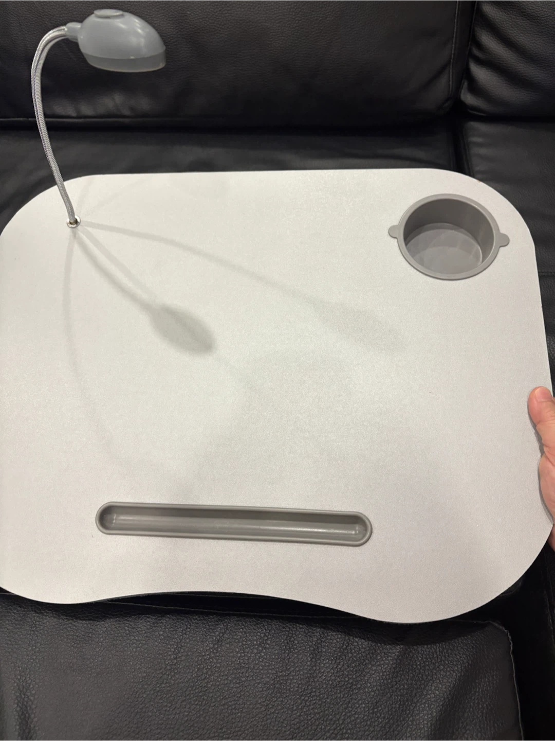Lap Desk with Built-in LED Light and Cup Holder - photo 2