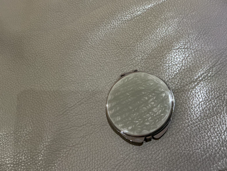 Silver Compact Mirror