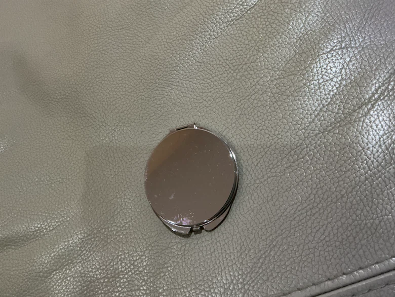 Silver Compact Mirror - photo 2