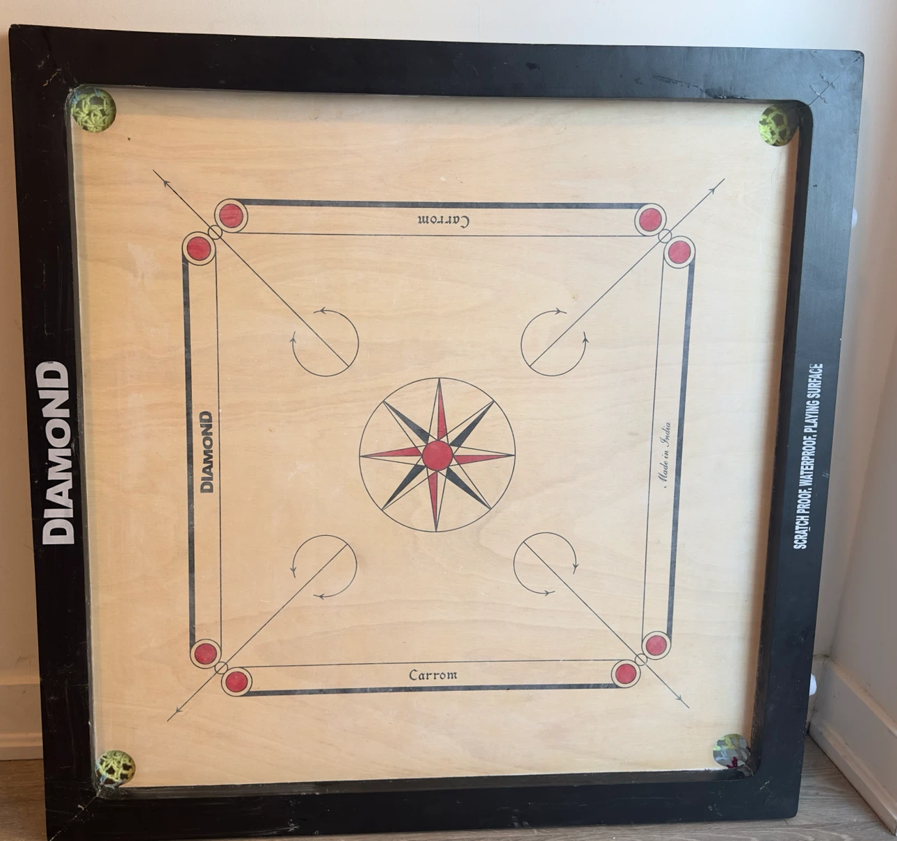 Diamond Carrom Board