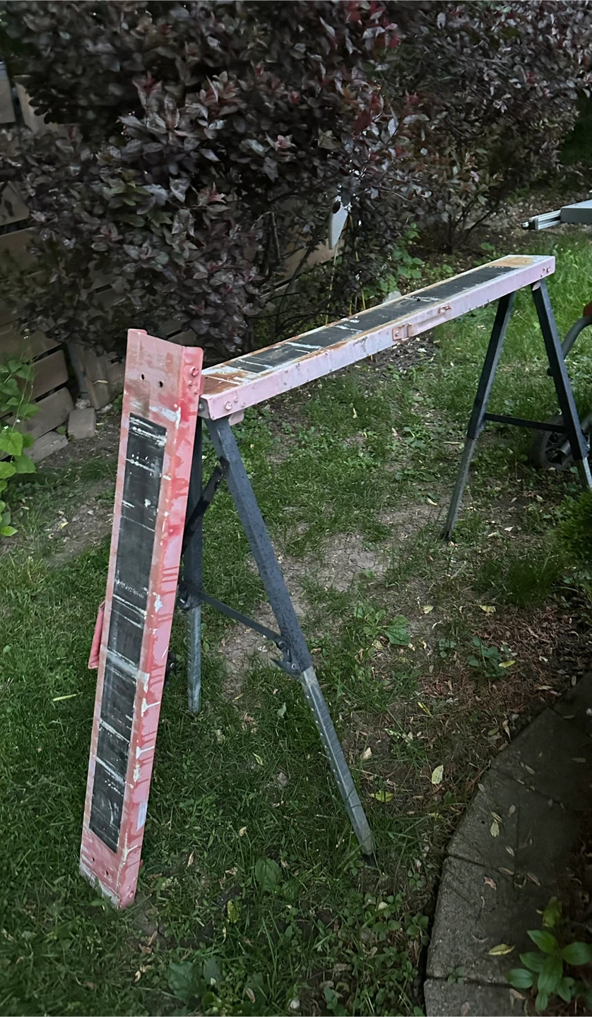 Two Sawhorses