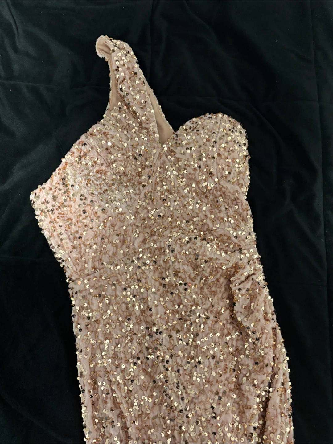 Rose Gold One-Shoulder Prom/Formal Dress - photo 2