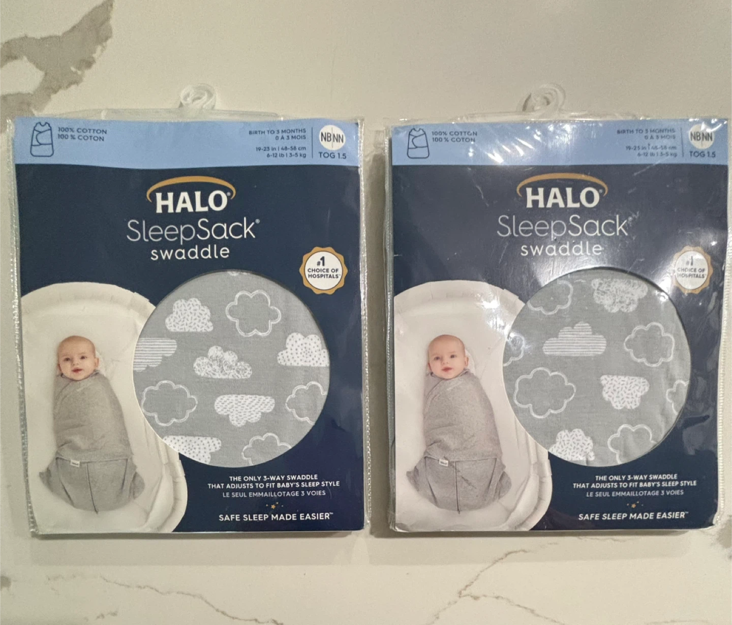 New HALO SleepSack Swaddle. Size NB to 3 mo