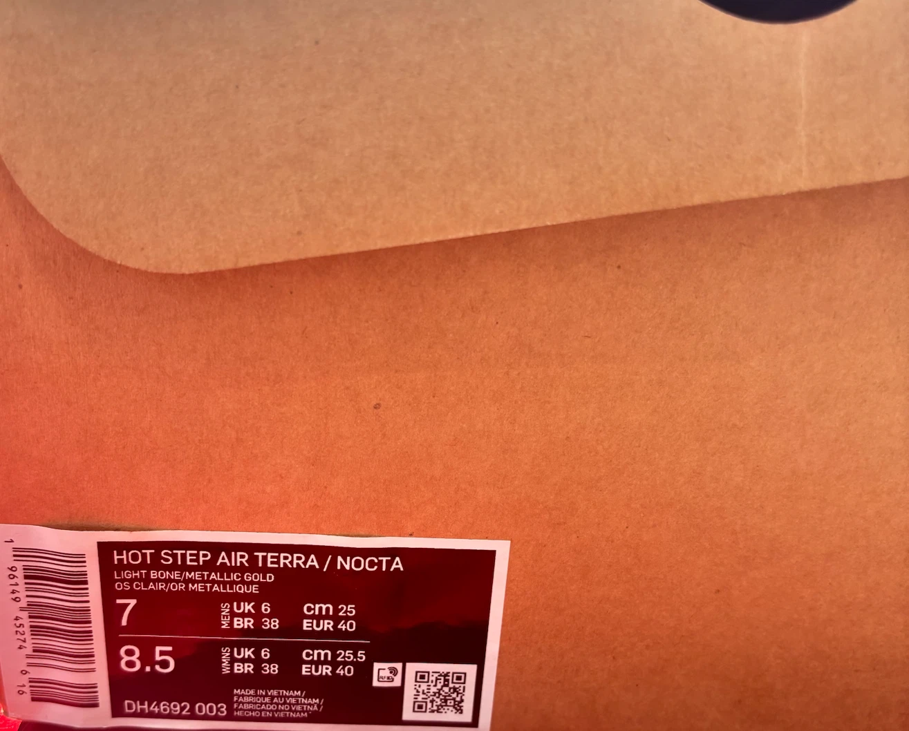 NOCTA x Nike Hot Step Air Terra 'Champagne' - photo 4
