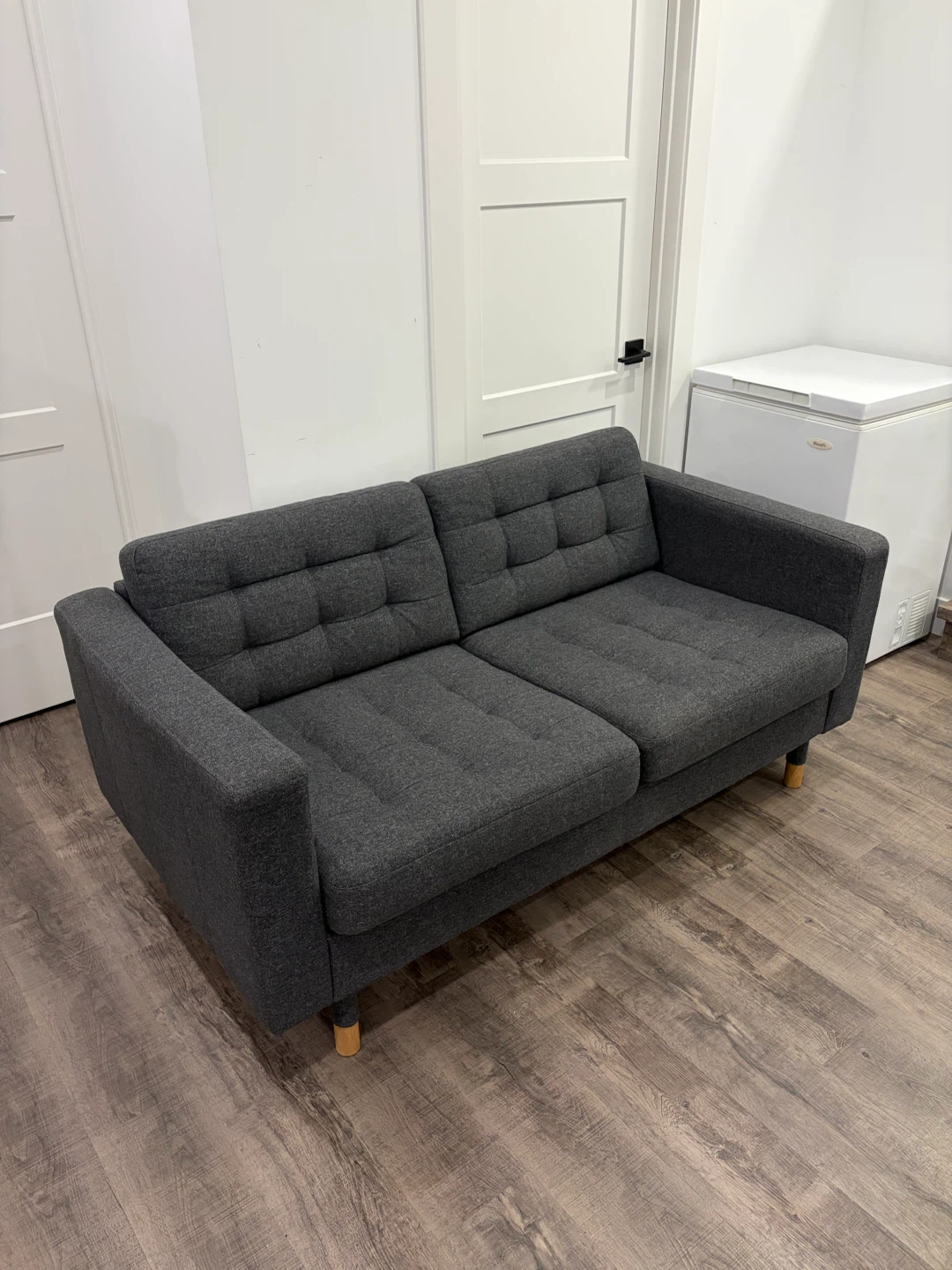 IKEA Morabo sofa loveseat in grey - photo 2