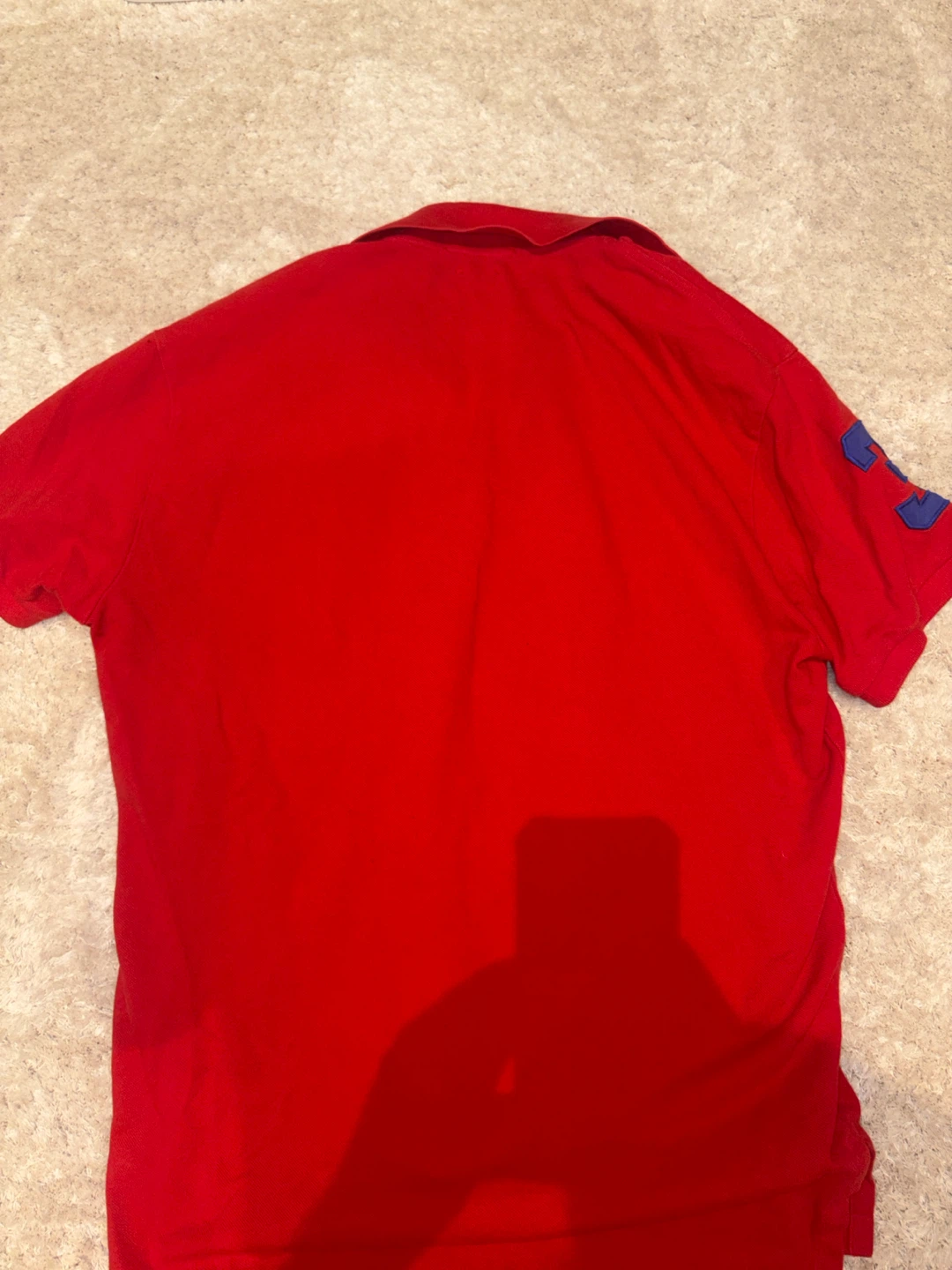 Polo Ralph Lauren Red Custom Fit Polo Shirt - photo 3