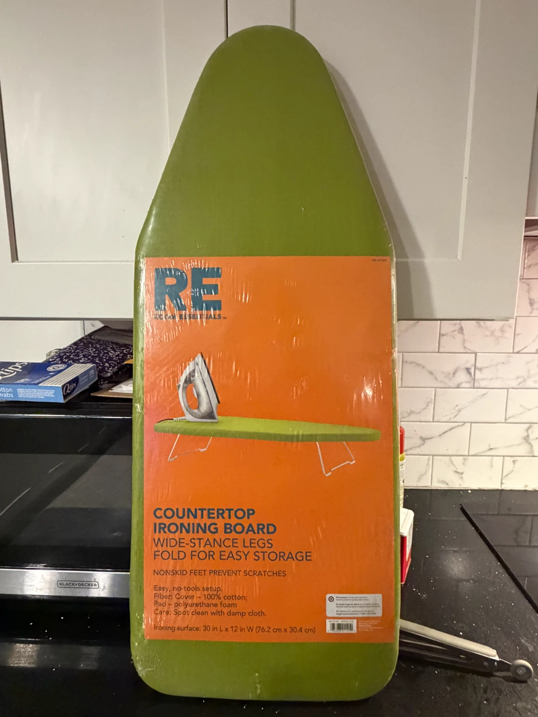 RE Countertop Ironing Board Wide-Stance Legs