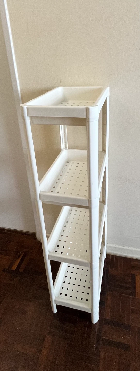 4-Tier Shelf Unit – White - from ikea - photo 3