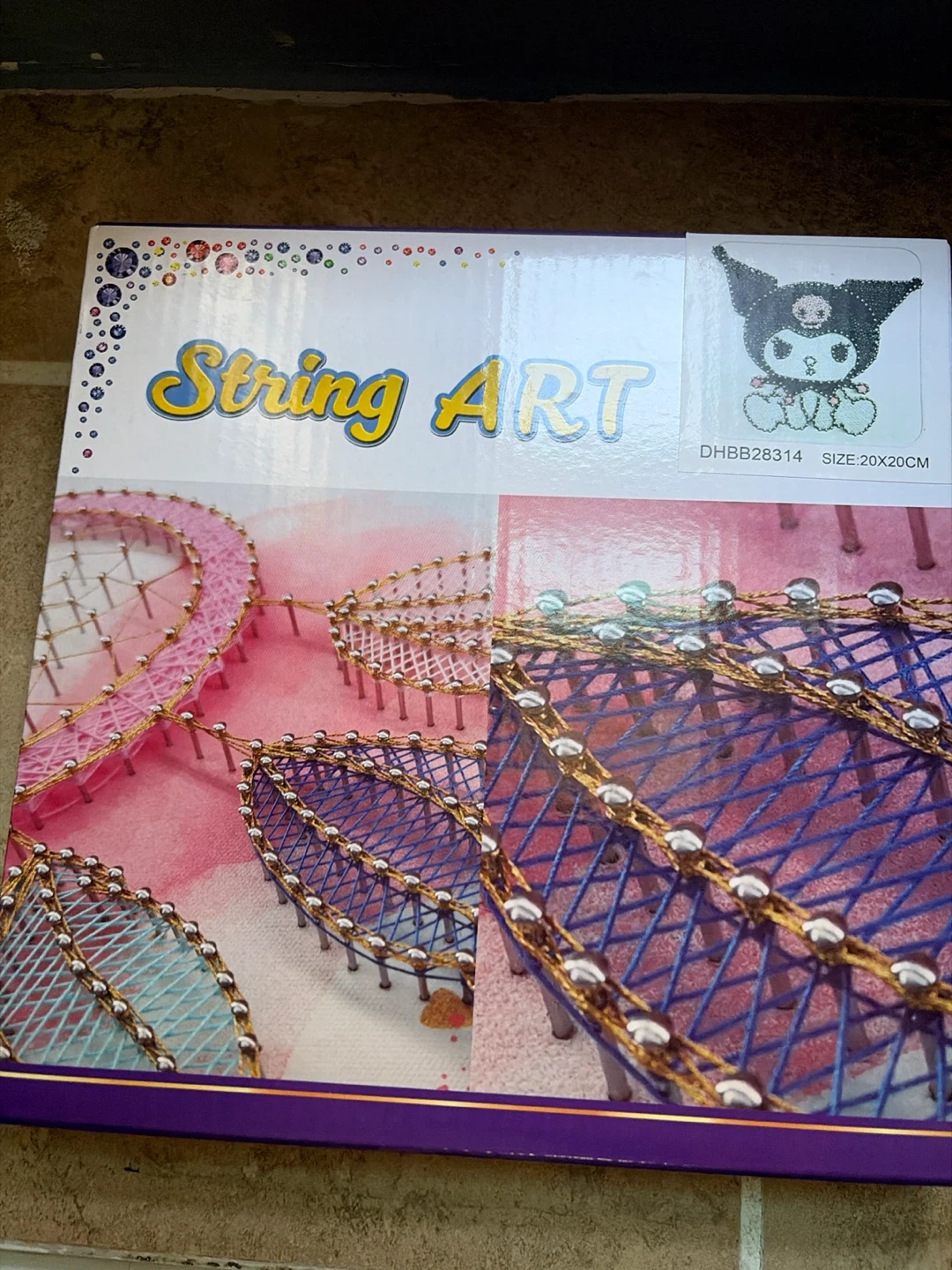 Kuromi String Art Kit - 20x20cm